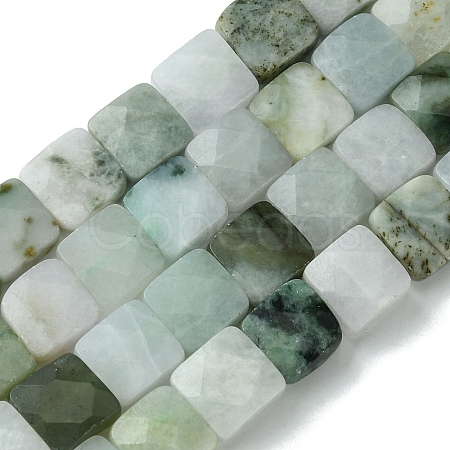 Natural Myanmar Jadeite Beads Strands G-A092-C01-02-1