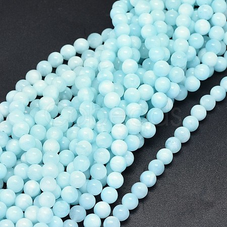 Natural Hemimorphite Beads Strands G-F602-07-6mm-1