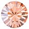 Preciosa&reg MAXIMA Crystal Round Stones, Czech Crystal, Aluminium Layer, Round(431 11 615 Chaton), 00030 266 Apricot, SS24(5.25~5.45mm)