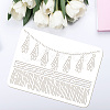 Plastic Drawing Painting Stencils Templates DIY-WH0396-407-3