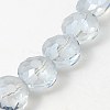 Electorplated Glass Beads EGLA-E002-2G-1