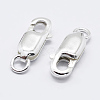 925 Sterling Silver Lobster Claw Clasps STER-K167-075C-S-1