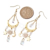 Moon & Star & Sun Alloy Chandelier Earrings EJEW-JE05719-3