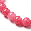 Natural Chalcedony Stretch Bracelet for Women Men Gift BJEW-JB06690-5