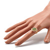 Natural Green Aventurine Finger Ring for Girl Women X1-RJEW-TA00012-1-3