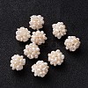 Round Handmad Natural Pearl Woven Beads PEAR-J002-01-01-2
