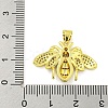 Brass Micro Pave Clear Cubic Zirconia Pendants KK-R159-31G-3