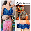 Polyester Fringe Trimmings OCOR-WH0086-09B-7