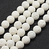 Unwaxed Natural Lava Rock Beads Strands X-G-J367-01-8mm-1