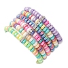 6Pcs Handmade Polymer Clay Heishi Beads Stretch Bracelets for Women BJEW-JB11378-5