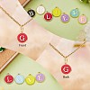 120Pcs 12 Colors Golden Plated Alloy Charms ENAM-SZ0001-64G-7