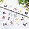 DICOSMETIC 250Pcs 5 Colors Alloy Pendants FIND-DC0001-65-5