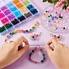 Pandahall 640Pcs 24 Styles Transparent Acrylic Beads TACR-TA0001-24-18