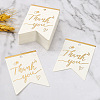 100Pcs Hot Stamping Thank You Paper Gift Tags CDIS-A007-01A-4