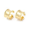 Rack Plating Brass Thick Round Stud Earrings EJEW-R150-07G-1
