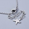 304 Stainless Steel Charm Anklets AJEW-AN00265-4
