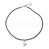 Alloy Bird Pendant Necklaces NJEW-JN04558-01-4