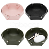 WADORN 3Pcs 3 Colors PU Leather Storage Tray Box with Snap Button AJEW-WR0001-80-1