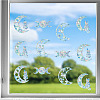 Waterproof PVC Colored Laser Stained Window Film Static Stickers DIY-WH0314-089-1