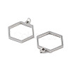 Non-Tarnish 304 Stainless Steel Pendants STAS-G324-01C-P-2