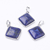 Natural Lapis Lazuli Pendants X-G-E420-05P-2
