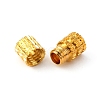 Brass Screw Clasps KK-WH0047-55G-3