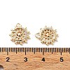 Rack Plating Brass Micro Pave Cubic Zirconia Pendants KK-K333-95G-3