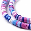 Handmade Polymer Clay Beads Strands CLAY-R089-3mm-007-4