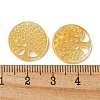 Natural Yellow Shell Cabochons SSHEL-N038-02C-3