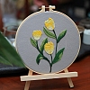 Flower Pattern DIY Embroidery Kits PW-WG90945-06-1