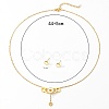 Golden Stainless Steel Jewelry Set QE0758-2-3