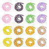 16 Strand 16 Color Transparent Electroplate Glass Beads Strands EGLA-TA0001-23-9