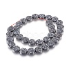 Electroplated Non-magnetic Synthetic Hematite Beads Strands G-E498-21B-05-2
