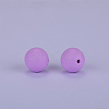 Round Silicone Focal Beads SI-JX0046A-98-5
