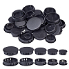 AHADEMAKER 50Pcs 5 Style Plastic Hole Plugs KY-GA0001-21B-1