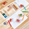 Birthday Theme Wooden Stamp Sets DIY-CP0001-79-6