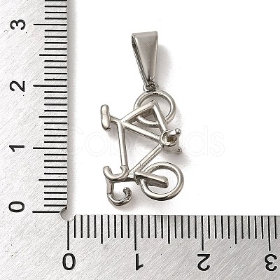 Non-Tarnish 304 Stainless Steel Pendants STAS-B053-25P-1