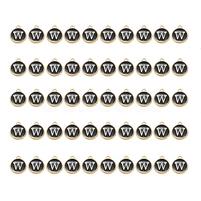 Golden Plated Alloy Charms ENAM-SZ0001-25B-W-1