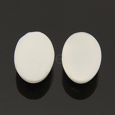 Oval Resin Imitated Opal Cabochons CRES-L008-12-1