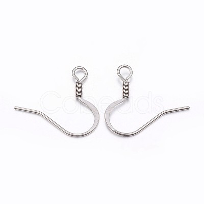 Tarnish Resistant 304 Stainless Steel French Earring Hooks STAS-P186-01P-1