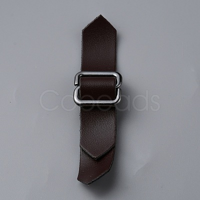 PU Leather Buckles FIND-WH0129-60B-1