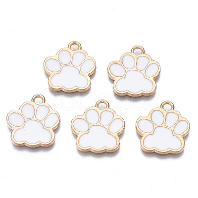 Alloy Enamel Pendants ENAM-T016-22LG-B-RS-1