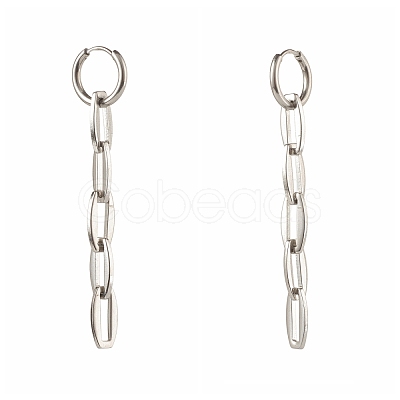 Tarnish Resistant 304 Stainless Steel Huggie Hoop Earrings EJEW-JE04548-02-1