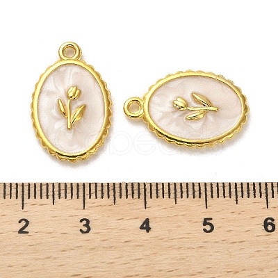 Alloy Enamel Pendants X-ENAM-R145-05G-1