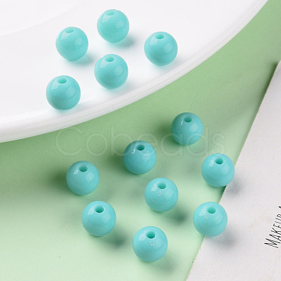 Opaque Acrylic Beads MACR-S370-C8mm-SS2107-1