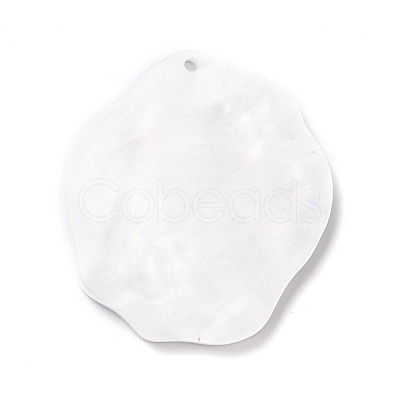 Embossed Printed Acrylic Pendants MACR-O044-07B-1