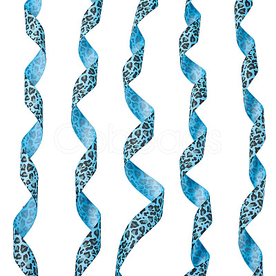 Leopard Printed Grosgrain Ribbons OCOR-TA0001-22A-1