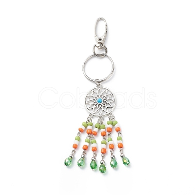 Woven Net/Web Pendant Keychain KEYC-JKC00407-1