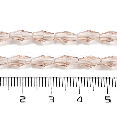 Glass Beads Strands X-GLAA-R026-8x4mm-14-1