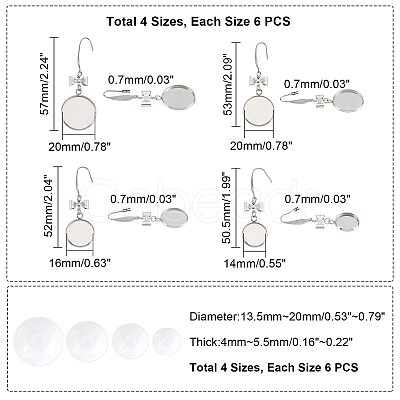 Unicraftale DIY Earring Making Kit DIY-UN0002-78-1